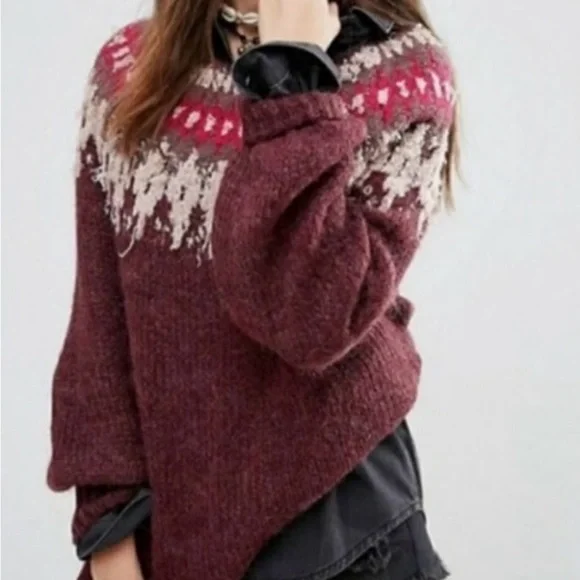 Free People Baltic Fair Isle Sweater - Picture 4 of 9
